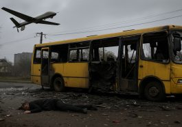 Drone Rusia Serang Bus Para Pekerja di Dnipropetrovsk Ukraina, 10 Orang Tewas