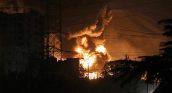 Markas Kemenhan Iran Diserang, Teheran Dilanda Kebakaran